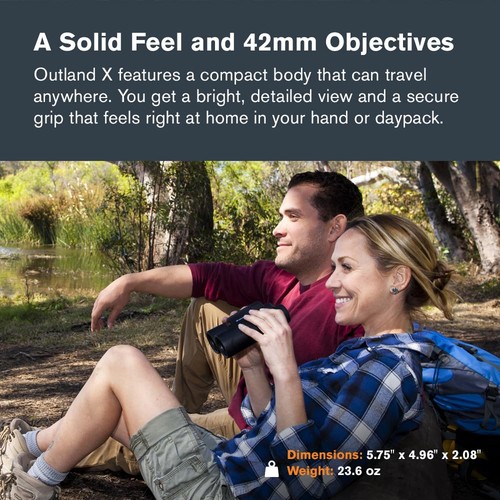 - Outland X 10x42 Binoculars – Ideal for Birding and Outdoors – 42mm Objectiv... - Picture 2 of 9