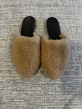 Jenni Kayne shoes flats mules - camel brown - 36 - Used