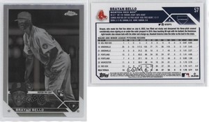 2023 Topps Chrome Negative Refractor Brayan Bello #57 Rookie RC