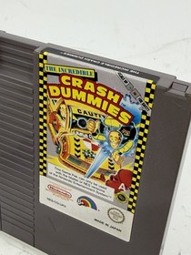 The Incredible Crash Dummies Nintendo NES Original Getestete Kontakte Gereinigt 