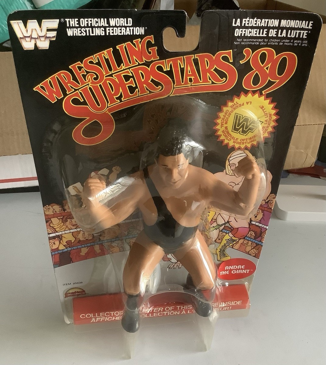 RARE 1989 Andre the Giant LJN Grand Toys WWF Wrestling Superstars