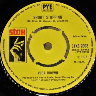 Veda Brown - Short Stopping / I Can See Every Woman's Man But Mine (7'', 4-p) (Ne