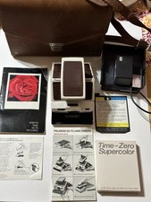 Polaroid SX-70 Model 2, ITT MagicFlash. Polaroid Film, MARSAND Case, Literature