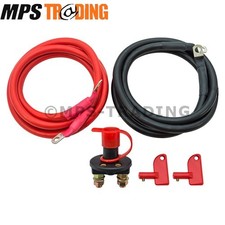 Land Rover Defender Winch Extended Wiring 1800mm and Kill Switch Kit DB1014