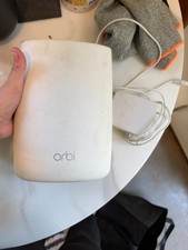 NETGEAR Orbi RBS50 AC3000 Tri-Band WiFi Mesh Satellite  Power Adapter Bundle