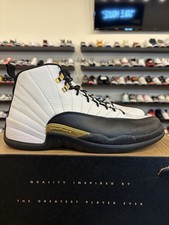 Jordan 12 Royalty Size 12 Pre-Owned CT8013-170 White Black Gold