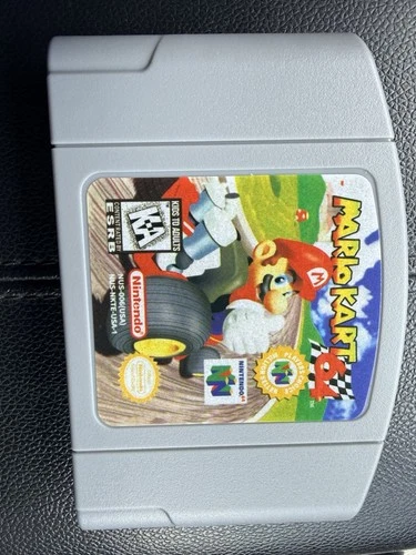 Mario Kart N64 Nintendo 64, 1996 Authentic Game Cartridge tested authentic