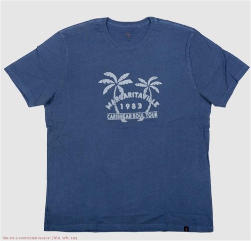 Jimmy Buffett Margaritaville 1983 Caribbean Soul Tour Blue shirt - M - NWT