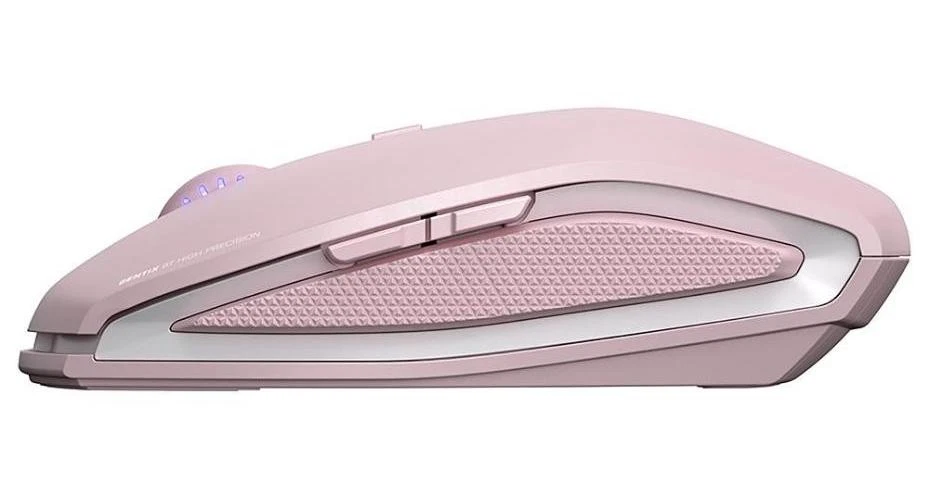 CHERRY GENTIX BT Wireless Bluetooth Mouse, Cherry Blossom Pink - JW-7500-19 - Image 4 of 4