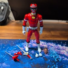 Power Rangers Lightning Collection Turbo Red Ranger 6  Action Figure Complete