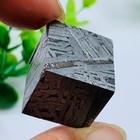 Aletai Iron Meteorite Cube Altay iron meteorite Cube etched pattern 58g20mm — photo 6