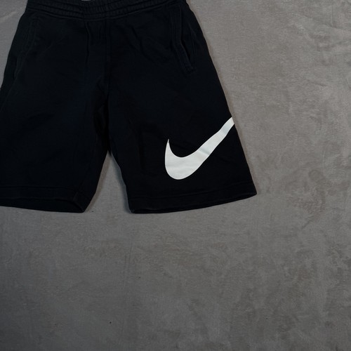 Nike Shorts Mens Small Black Club Fleece French Terry Swoosh Sweat Short - Bild 3 von 8