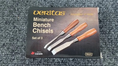 Veritas Miniature Bench Chisels Set Of 3 PM-V11 Alloy Steel Tool New #05P85.01