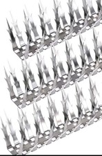 Bird Spikes 60 ft of Stainless Steel Bird Deterrent Spikes OPEN BOX