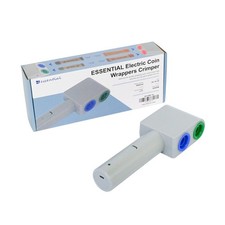 ESSENTIAL Electric Coin Wrappers Crimper, Color Coded Coin Wrapper Crimping T...