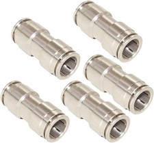 Pneumatic Push To Connect Fittings Heavy Duty Straight Quick Air Fittings 1/4...