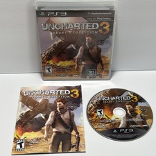 Uncharted 3 Drake's Deception (Sony PlayStation 3) PS3 CIB Complete w/ Manual