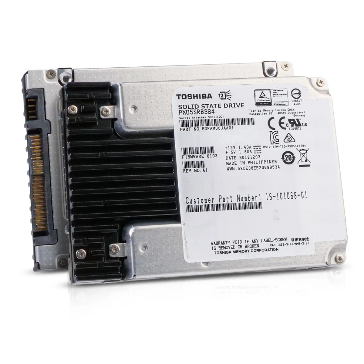 Toshiba SAS Solid-State Drives 2.5 in Form Factor for sale | eBay