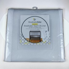 BreathableBaby Classic Breathable New Mesh Crib Liner For Mini Or Portable Cribs