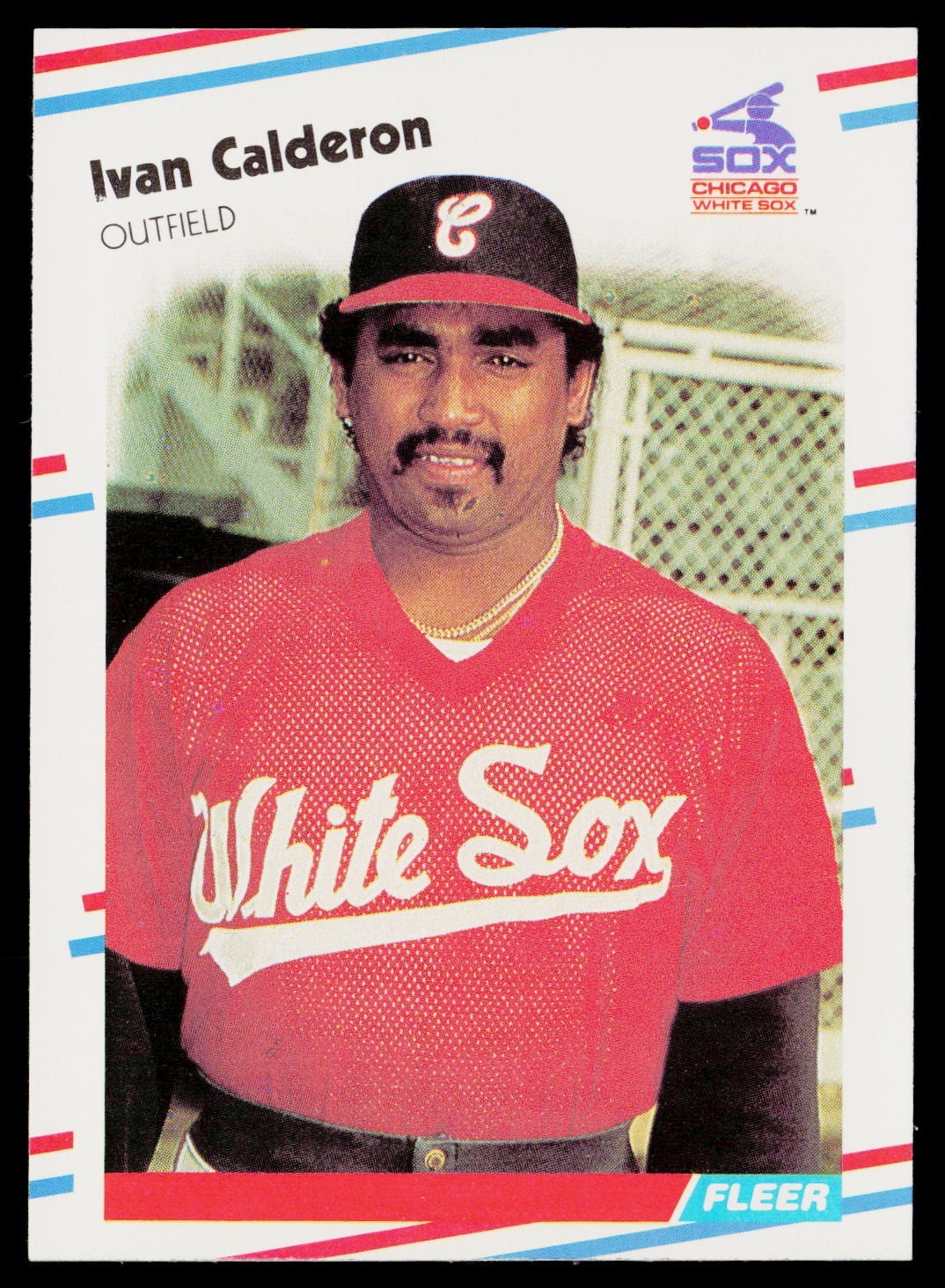 1988 Fleer #394 Ivan Calderon