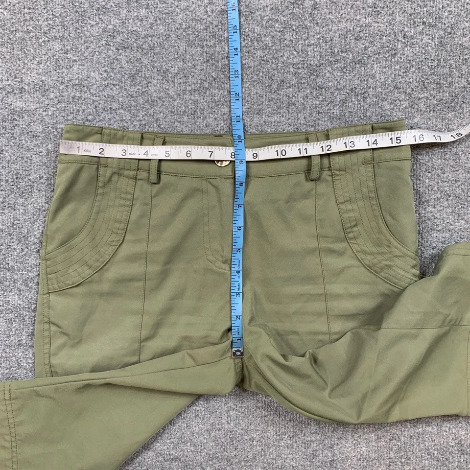 Bermuda Lija Feminina 6 Verde Leve 12,5 Polegadas Umidade Pavio Caminhada - Imagem 4 de 4