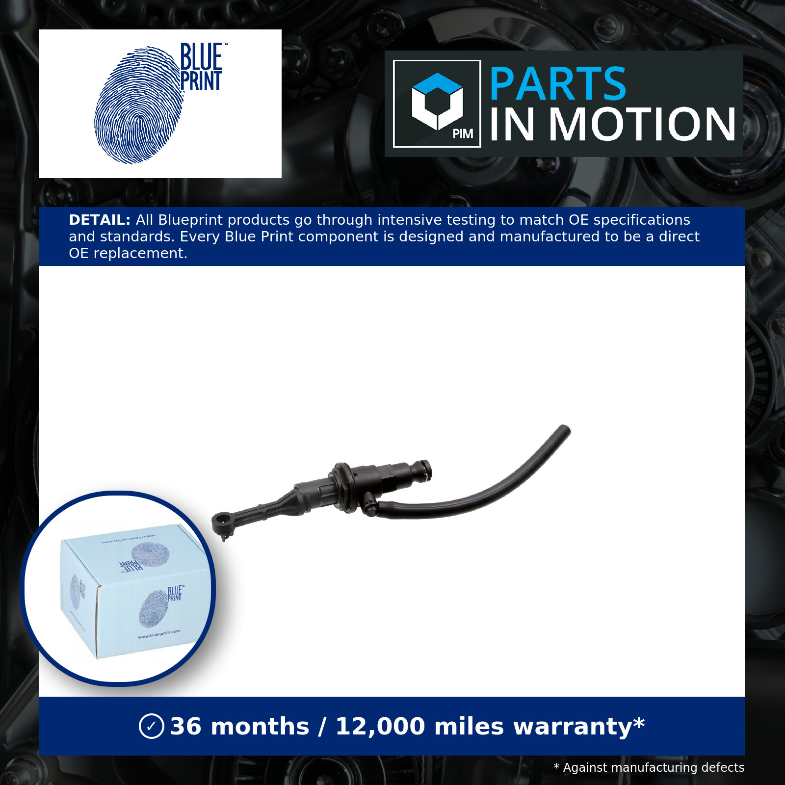 Clutch Master Cylinder fits VAUXHALL MOVANO A 2.5D 01 to 10 Blue Print 009162572