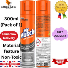 Mr Muscle Oven Cleaner, Liquid; 300ml (Pack of 1) White