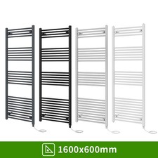 Prefilled Electric Straight Heated Towel Rail Bathroom Radiator Ladder Warmer