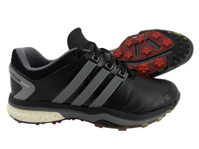 Adidas Golf MINT Adipower Boost Mens 9.5 Black Gray Soft Spikes Shoes Q46753