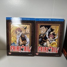 Fairy Tail: Part 1 & Part 2 (Blu-ray/DVD, 2011, 4-Disc Set)