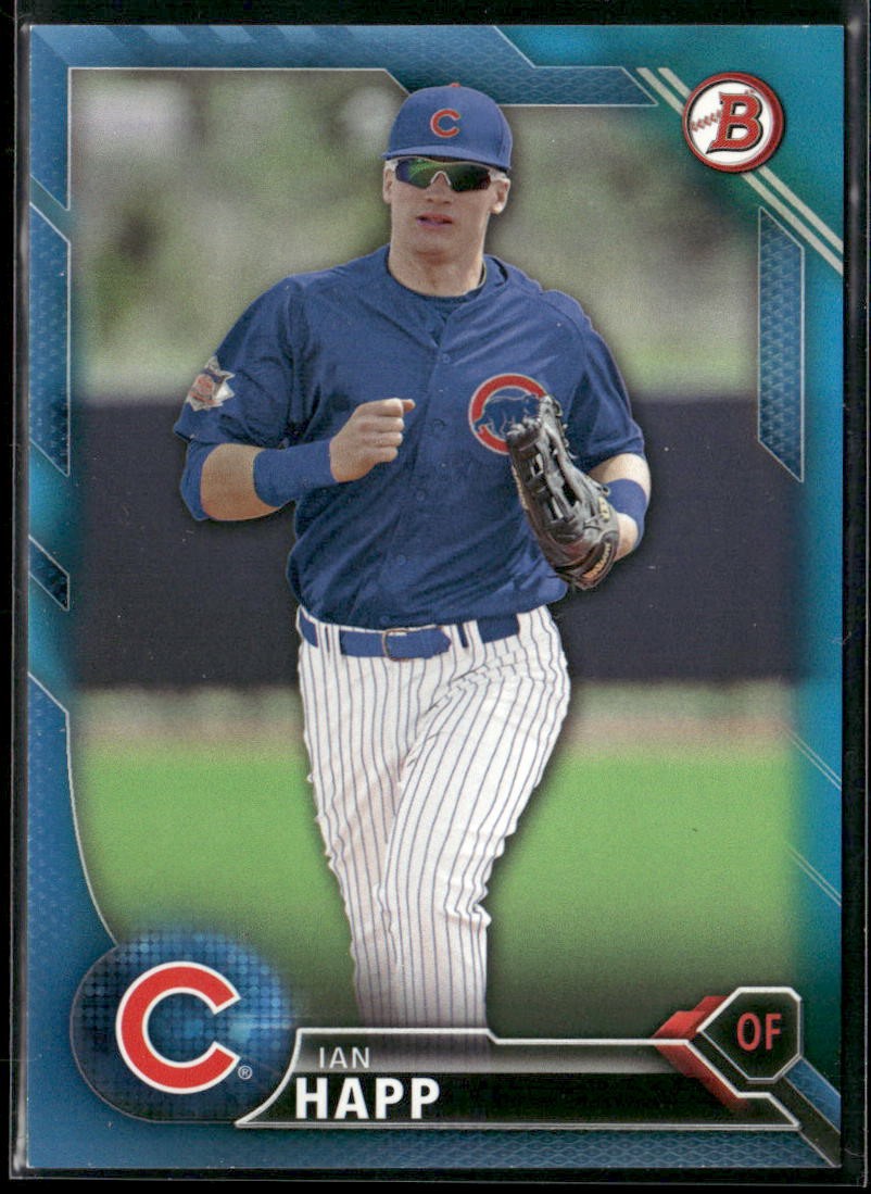 2016 Bowman #BP64 Ian Happ Prospects Blue #/150 (small scratches)