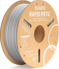 PETG Filament 1.75mm Grau 1kg für 3D Drucker, hochpräzise, für schnelle Drucke