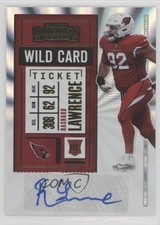 2020 Panini Contenders Wild Card Ticket Rashard Lawrence Rookie Auto RC 18t1. rookie card picture