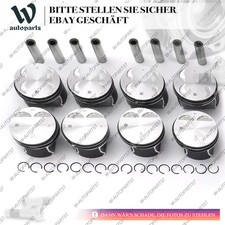 8x Kolben & Ringe Set f�r BMW 550i 650i X5 E60 E61 E63 E64 E65 E70 N62B48 4,8L