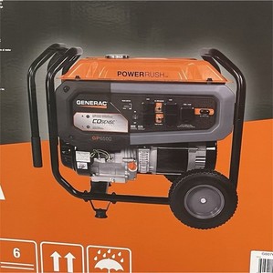 Generac GP6500 Portable Generator 6500W/8125W Hour Meter Low Oil Shutdown