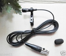 Tie Clip Lapel Voice Lavalier Mike Microphone For Samson mini xlr