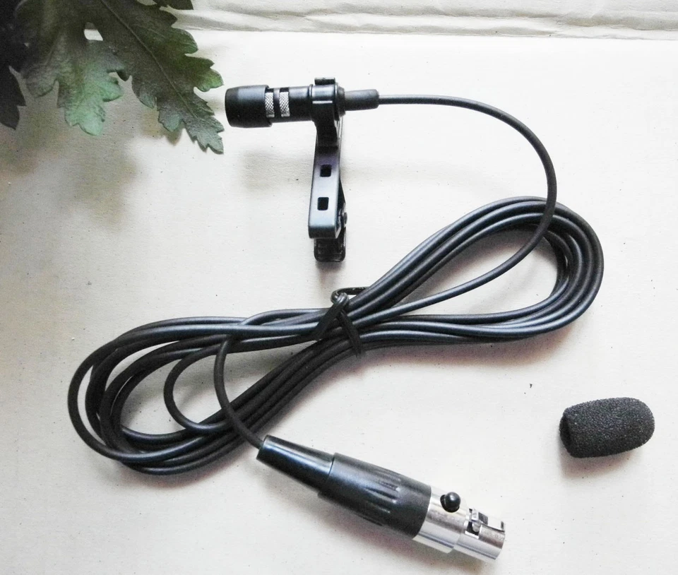Tie Clip Lapel Voice Lavalier Microphone For AKG Wireless - XLR mini 3Pin TA3F - Image 3 of 3