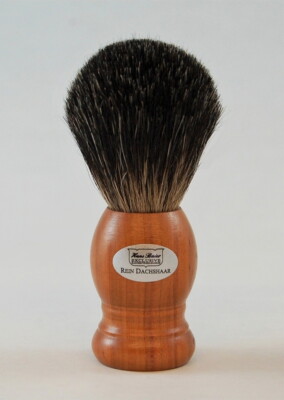 Plum Wood Shaving Brush Genuine Badger Hair High Quality HANS BAIER Germany