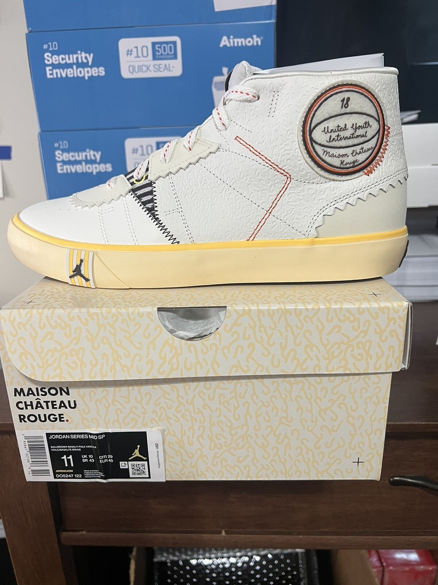 Jordan Series x Maison Chateau Rouge Mid SP Sail DO5247-122 Men's Size 11