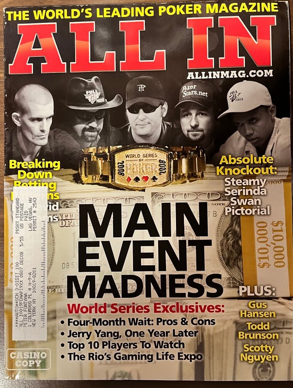 ALL IN MAGAZINE  July/August 2008