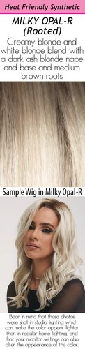 PANACHE WAVEZ Wig by RENE OF PARIS, Muse ANY COLOR Lace Frt & Prt Heat Friendly - Picture 27 of 27