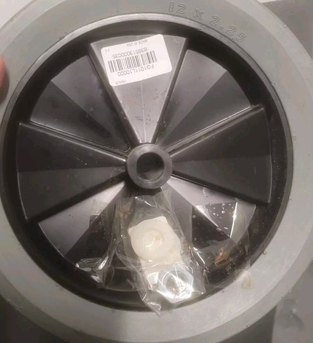 4 Ruote originali Rubbermaid 1011-L1 da 12 pollici per camion inclinabile 1011 FG1011L10000 - Foto 2 di 2