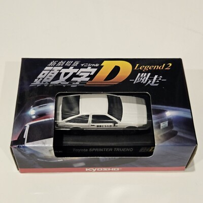 Kyosho Initial D Toyota Sprinter Trueno AE86 Fujiwara Tofu 1/64 Diecast Car JPN