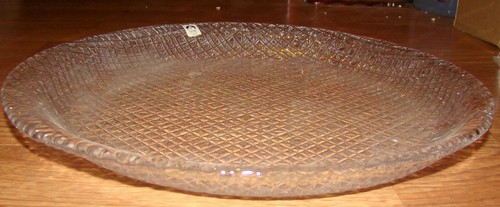 Plat de service en cristal de plomb SASAKI 24K - Japon, 12 5/8" - Photo 9/11