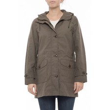 FILSON Women's Dry Waxed Cotton Water Repellent Field Parka Jacket - MADE IN USA