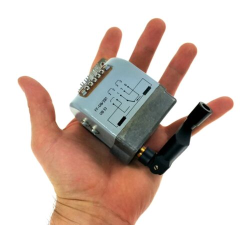 Handkurbel Telefon Telefon Radio Dynamo Generator Leistungsinduktivität Lichtmaschine BW - Bild 2 von 9