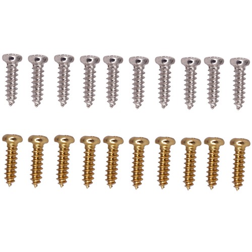 100 Pieces Guitar Tuner Tuning Pegs Screws for Folk/Electric Guitar