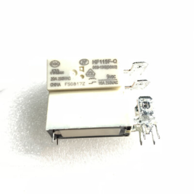 2Pcs HONGFA HF115F-Q-009-1D 9VDC Power Relay 6Pins