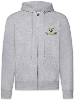 Wayne Enterprises Logo Zipper Hoodie Wayne Symbol Bale Batman Christian Bruce