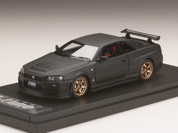 ︎*︎様 1/43 NISMO SKYLINE R34 GT-R Z-Tune 1/43 Mark43 Nissan Skyline Nismo R34GT-R Z-tune Matt Black